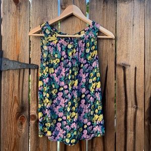 BODEN FLORAL BOUQUET VISCOSE BLOUSE